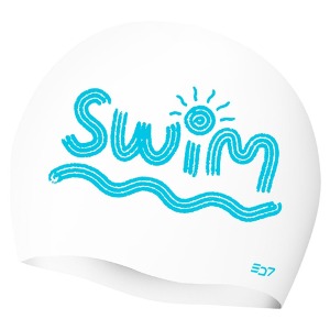 SD7 실리콘수모  수영 수모 써니스윔 - WHT 화이트