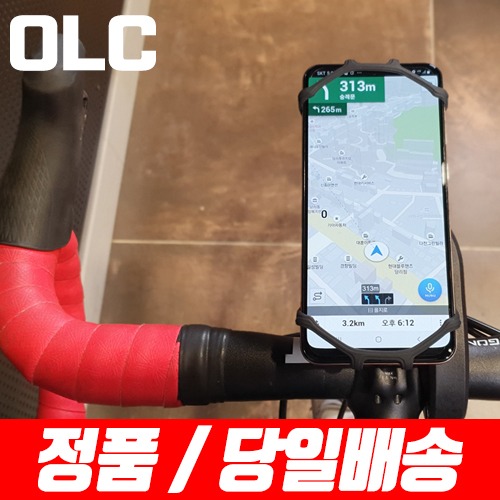 OLC 자전거 휴대폰 거치대 360도 회전 실리콘마운트 OPM-01 02