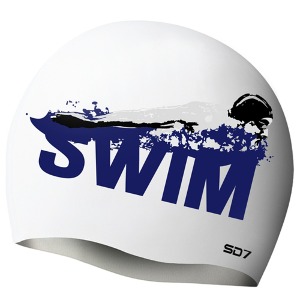 SD7 실리콘수모 수영 수모 스윔접영 - WHT 화이트