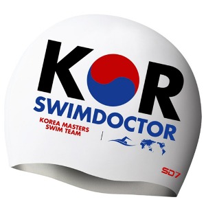SD7 실리콘수모 수영 수모 KOR MASTERS - WHT 화이트